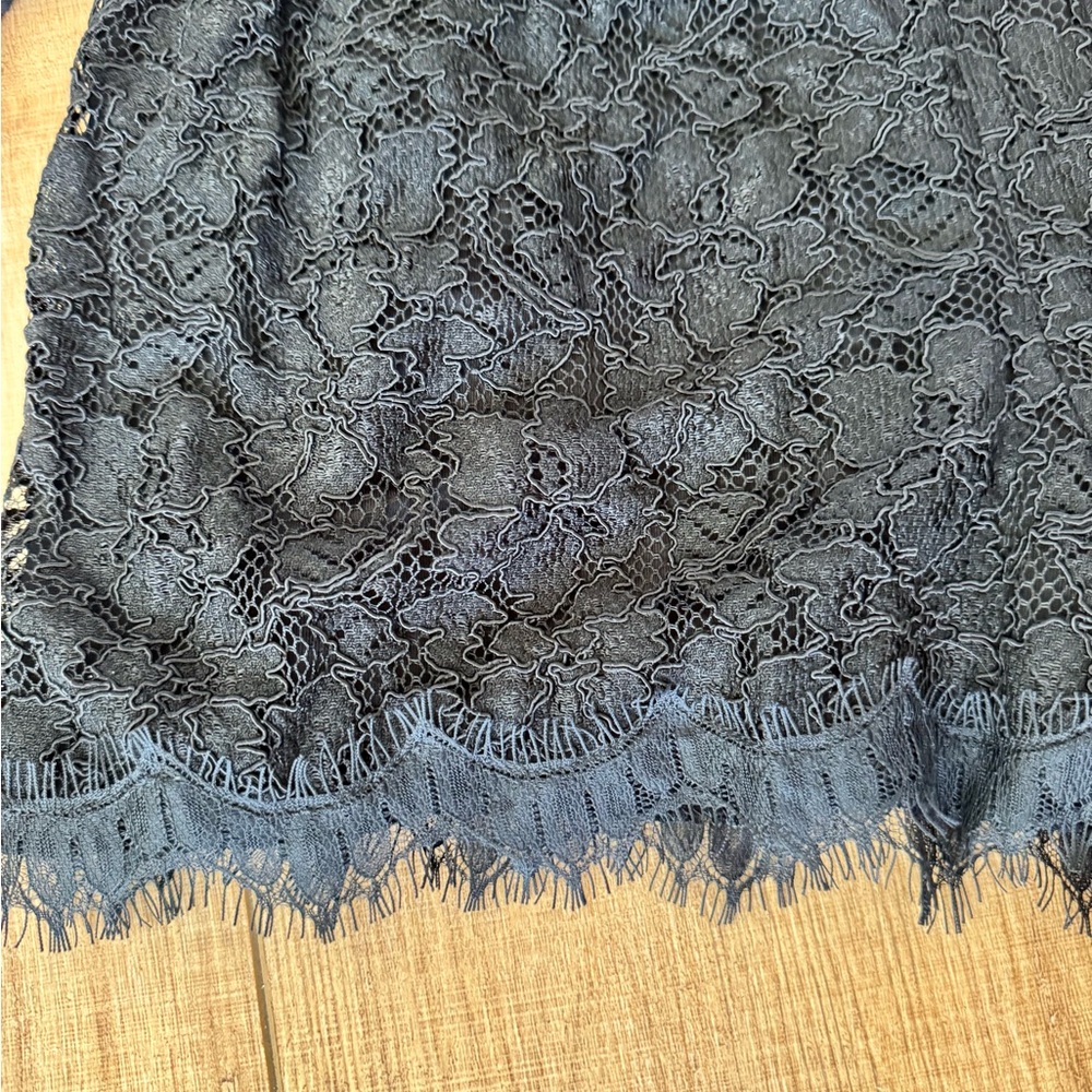 Diane Von Furstenberg Tillie Lace Romper Wrap Long Sleeve Size 2 DVF - Picture 8 of 13